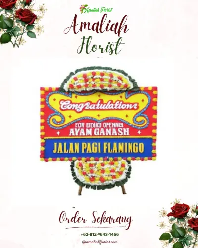 Bunga Papan Congratulation di Kalitirto
